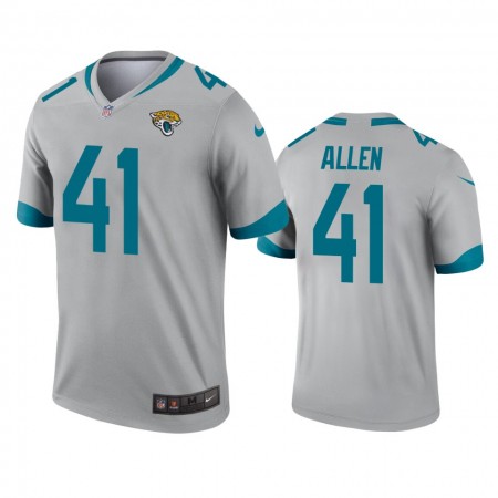 Miesten Jacksonville Jaguars NFL Pelipaita Josh Allen Silver Inverted Legend